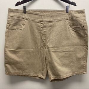 4 for $25 💜George Tan Bermudas Relaxed Fit Cotton Blend Size 22W